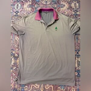 Peter Millar NPvgc Pink Stripe Mens Short Sleeve Polo XXL Big Tall